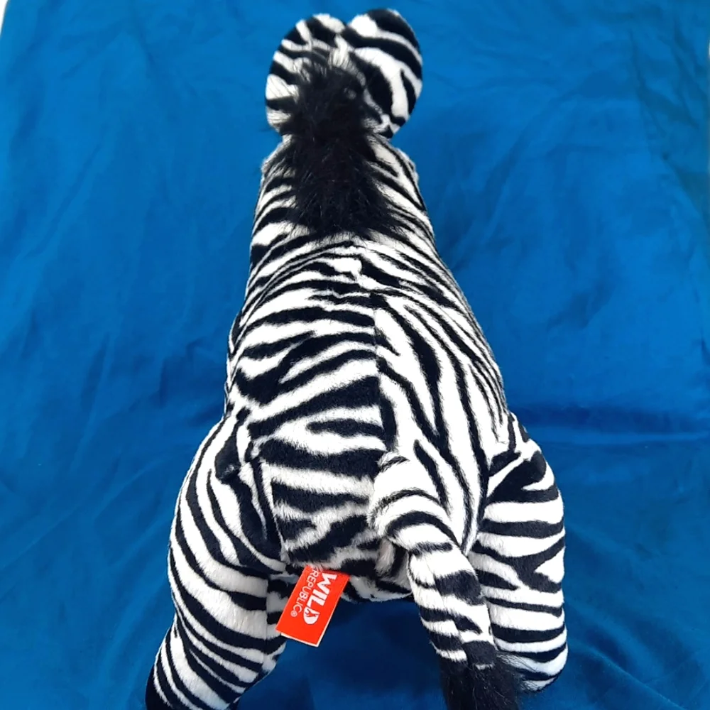 Wild Republic Zebra Plush Stuffed Animal Toy